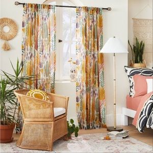 Opalhouse 2 panel curtains sheer 63”x54”